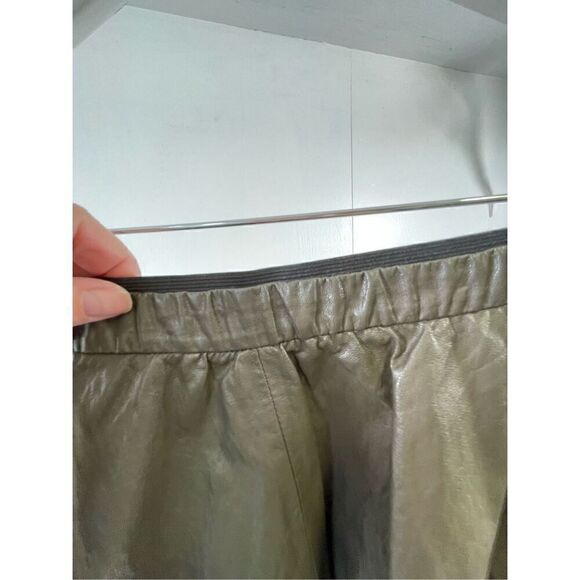Zara Faux Leather Color Block Skirt Size S - Picture 4 of 8